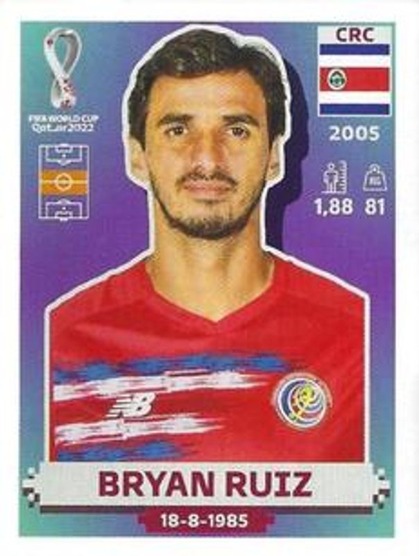 2022 Panini World Cup Stickers #CRC14 Base