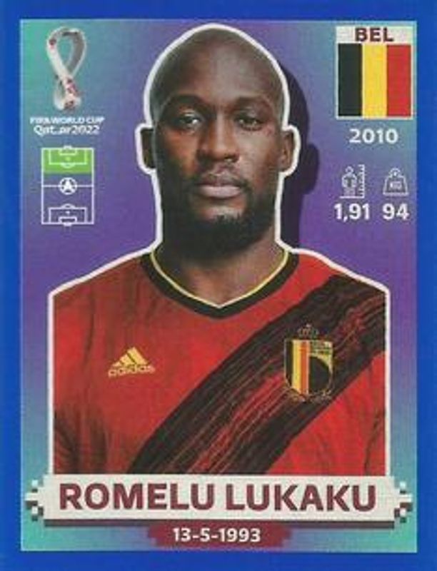 2022 Panini World Cup Stickers #BEL19 Blue (1:2)