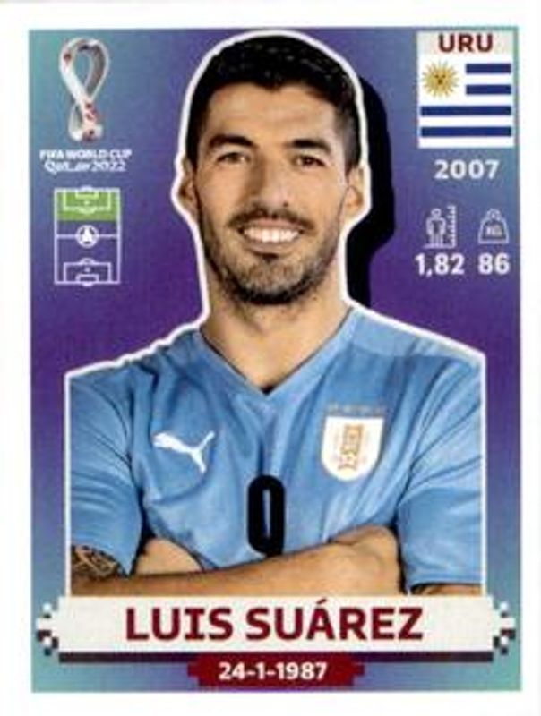 2022 Panini World Cup Stickers #URU20 Base