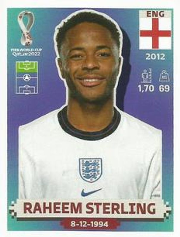 2022 Panini World Cup Stickers #ENG20 Base