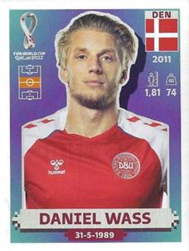 2022 Panini World Cup Stickers #DEN15 Base