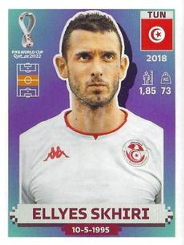 2022 Panini World Cup Stickers #TUN16 Base