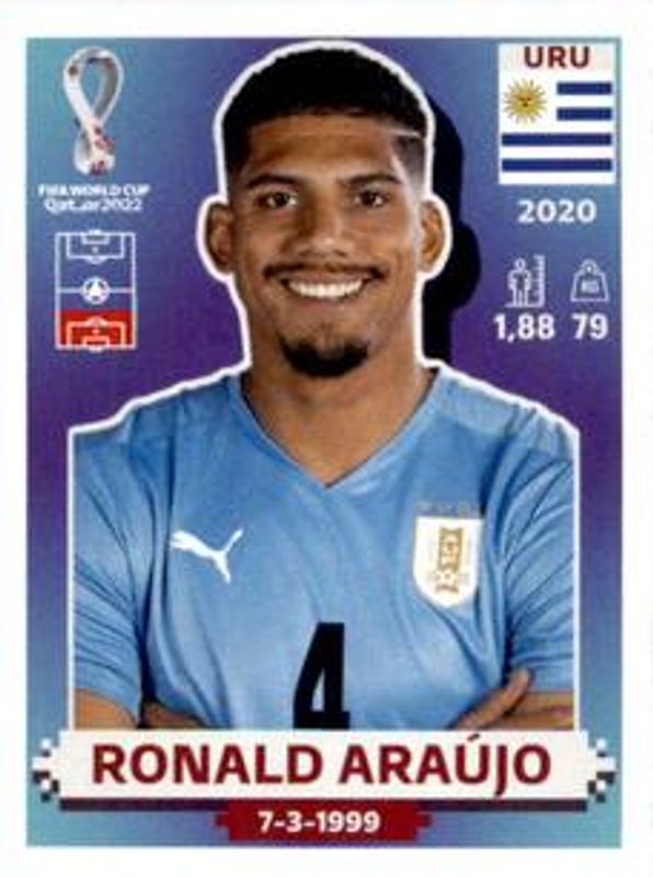 2022 Panini World Cup Stickers #URU5 Base
