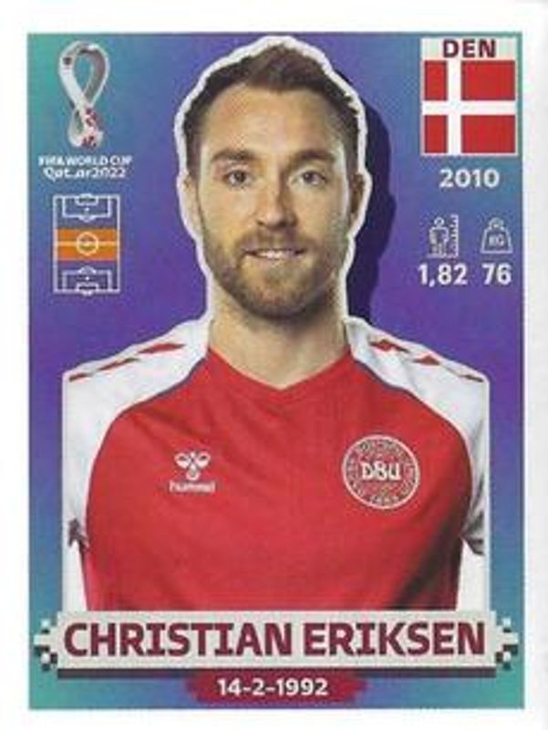2022 Panini World Cup Stickers #DEN12 Base