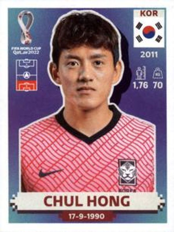 2022 Panini World Cup Stickers #KOR5 Base