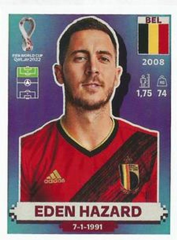 2022 Panini World Cup Stickers #BEL18 Base
