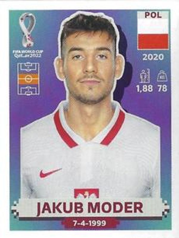 2022 Panini World Cup Stickers #POL14 Base