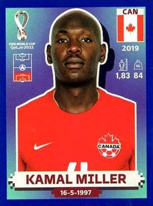 2022 Panini World Cup Stickers #CAN9 Blue (1:2)