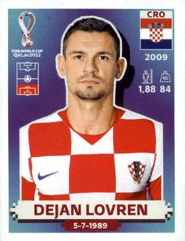 2022 Panini World Cup Stickers #CRO8 Base
