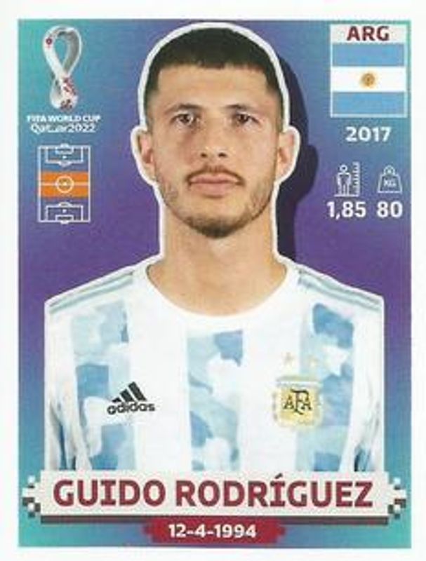 2022 Panini World Cup Stickers #ARG14 Base