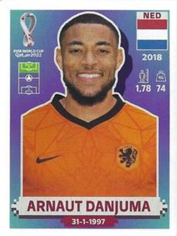 2022 Panini World Cup Stickers #NED17 Base