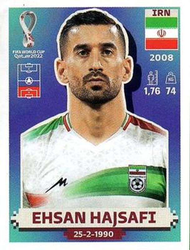 2022 Panini World Cup Stickers #IRN5 Base