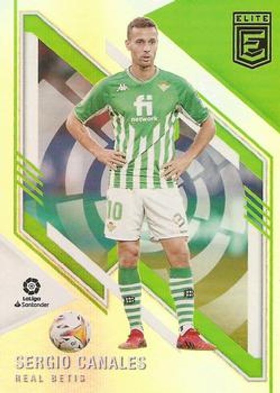 Sergio Canales 2021 Donruss Elite LaLiga Santander #128 Base RAW