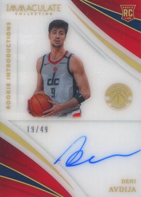2020 Immaculate #RI-DAV Immaculate Rookie Introductions Autographs (/49)