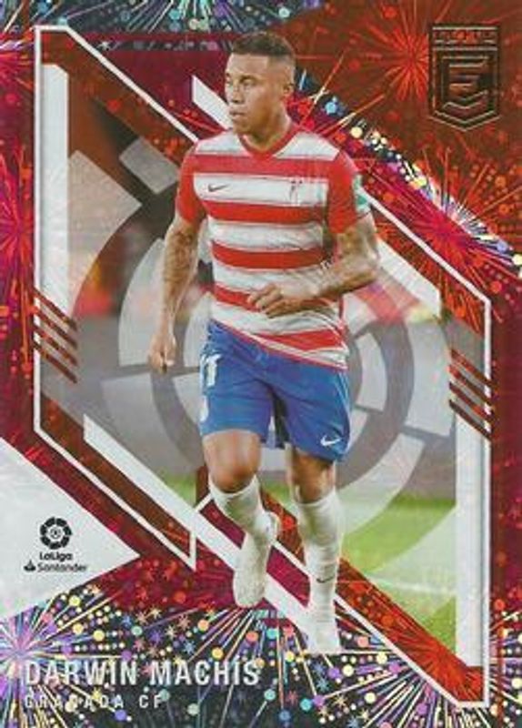 2021 Donruss Elite LaLiga Santander #72 Fireworks Red