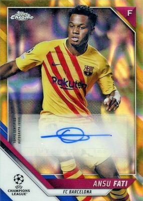 Ausu Fati Autograph Card Panini アンス・ファティ 2375_421_11741_CA