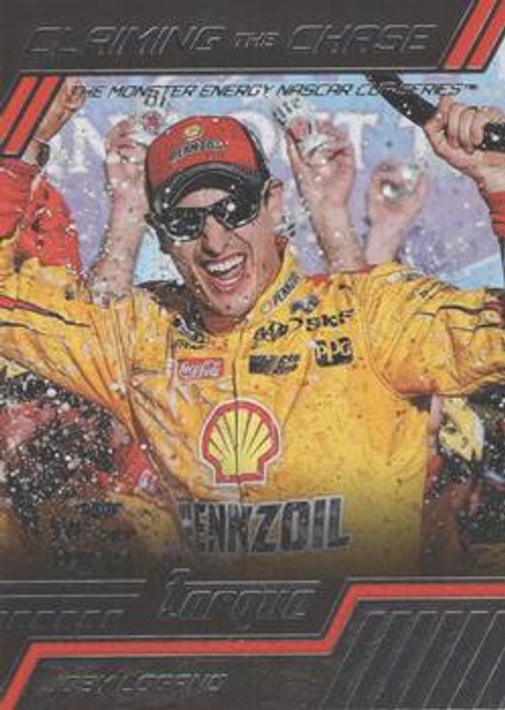 Joey Logano 2017 Torque NASCAR #CC4 Claiming the Chase RAW