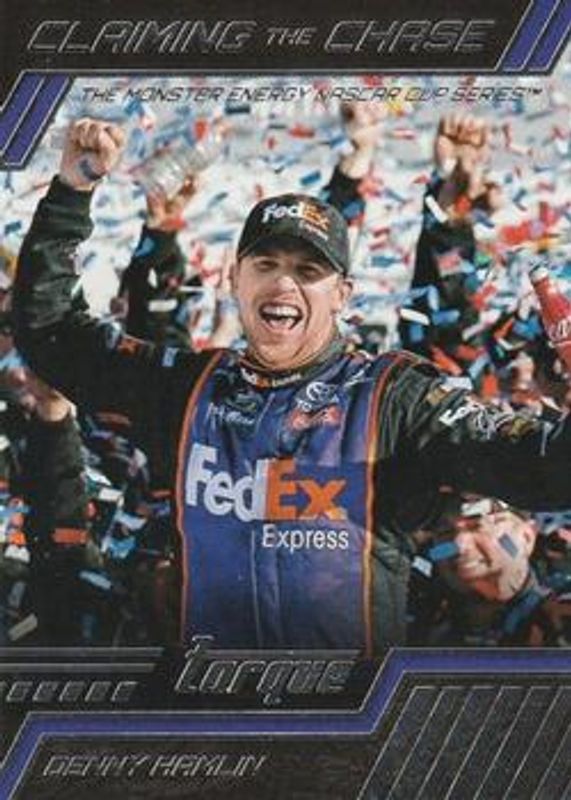 Denny Hamlin 2017 Torque NASCAR #CC7 Claiming the Chase RAW