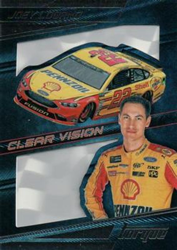 Joey Logano 2017 Torque NASCAR #12 Clear Vision RAW