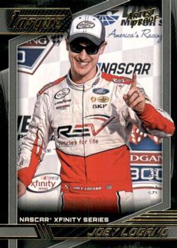 Joey Logano 2017 Torque NASCAR #45 Artist Proof /75 RAW