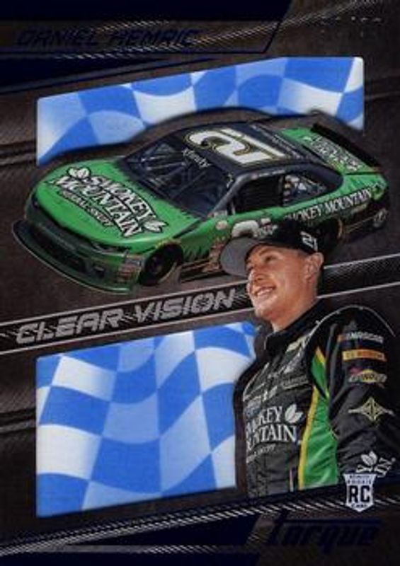 Daniel Hemric 2017 Torque NASCAR #46 Clear Vision Blue /99 RAW