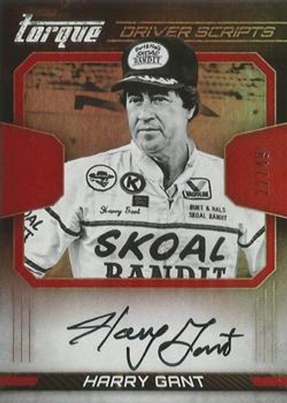 2017 Torque NASCAR #DS-HG Driver Scripts Red /49