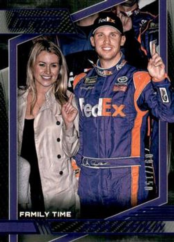 Denny Hamlin 2017 Torque NASCAR #89 Blue /150 RAW