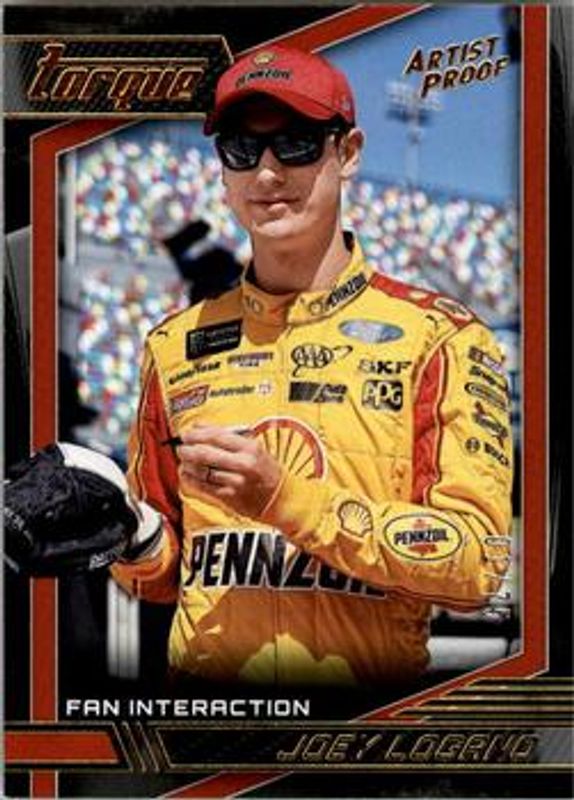 Joey Logano 2017 Torque NASCAR #81 Artist Proof /75 RAW