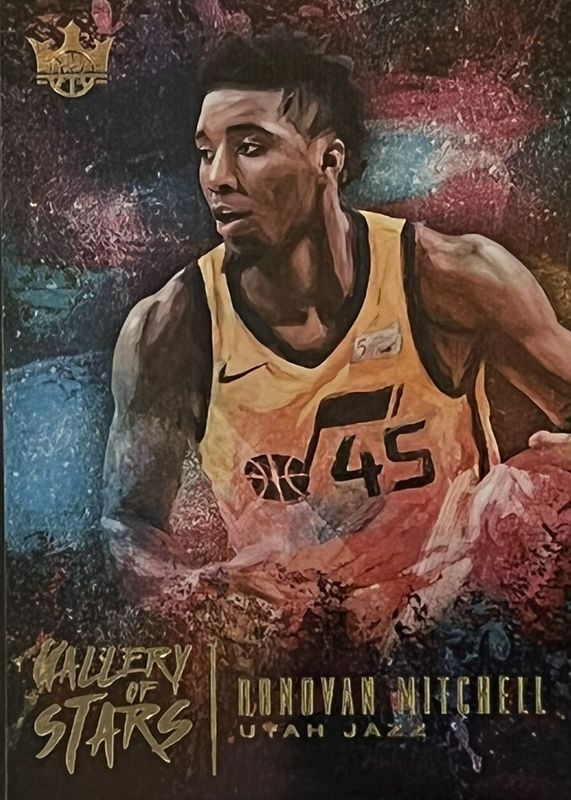 Donovan Mitchell 2018 Court Kings #25 Gallery of Stars /(SSP) RAW
