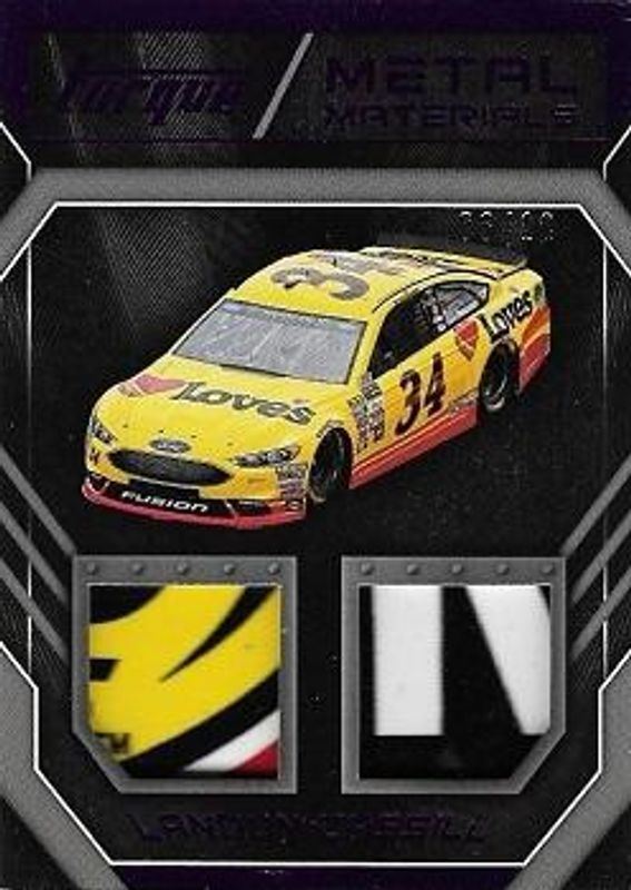 Landon Cassill 2017 Torque NASCAR #MM-LC Metal Materials Purple /5 RAW