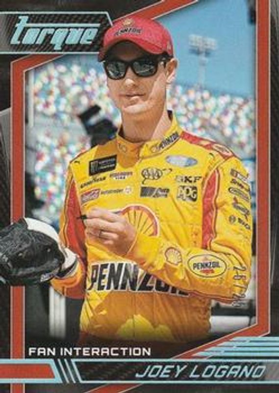 Joey Logano 2017 Torque NASCAR #81 Holo Silver /25 RAW