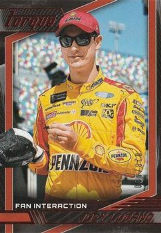 Joey Logano 2017 Torque NASCAR #81 Red /100 RAW