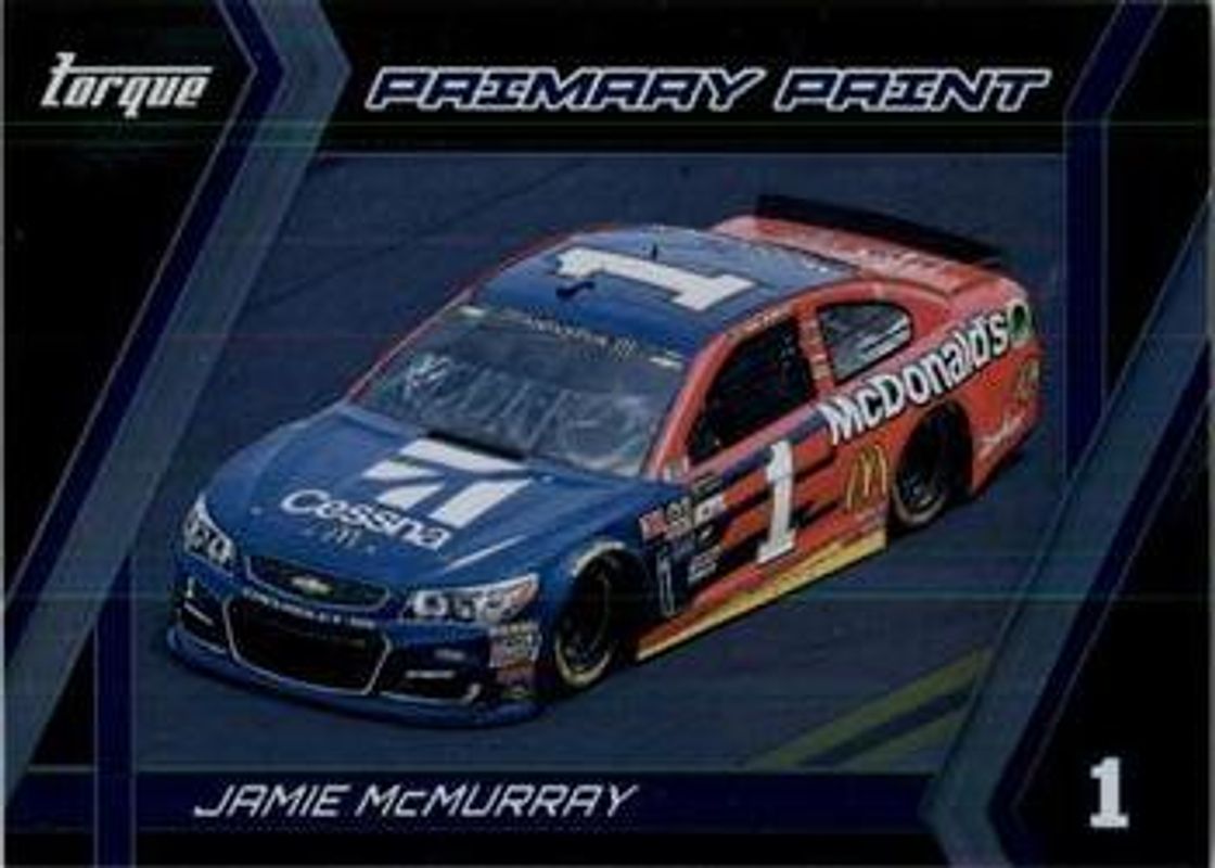 Jamie McMurray 2017 Torque NASCAR #PP18 Primary Paint RAW