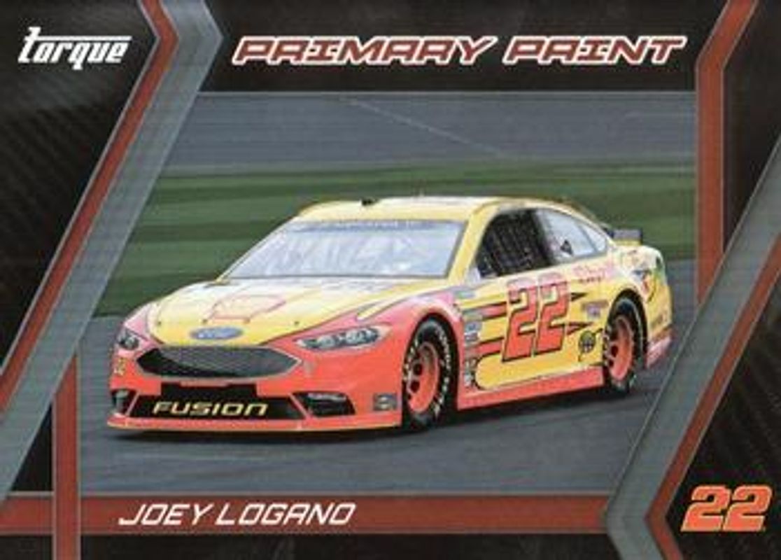 Joey Logano 2017 Torque NASCAR #PP12 Primary Paint RAW