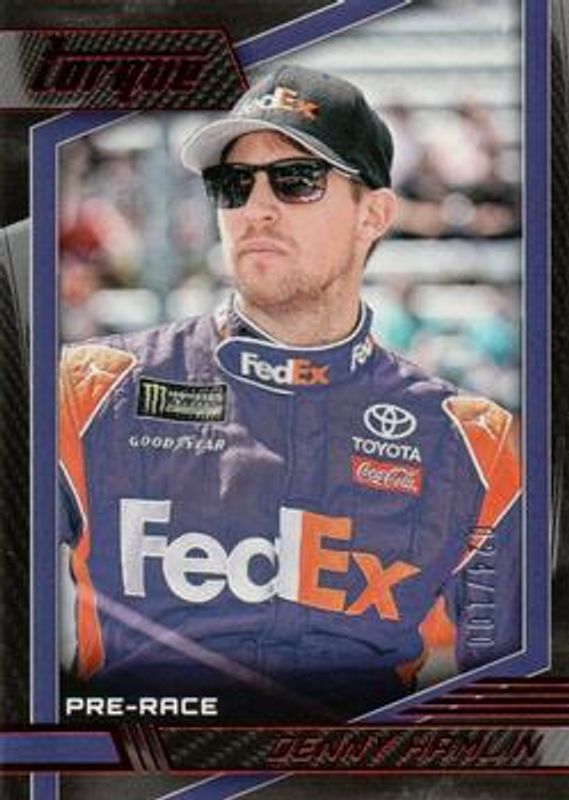 Denny Hamlin 2017 Torque NASCAR #67 Red /100 RAW