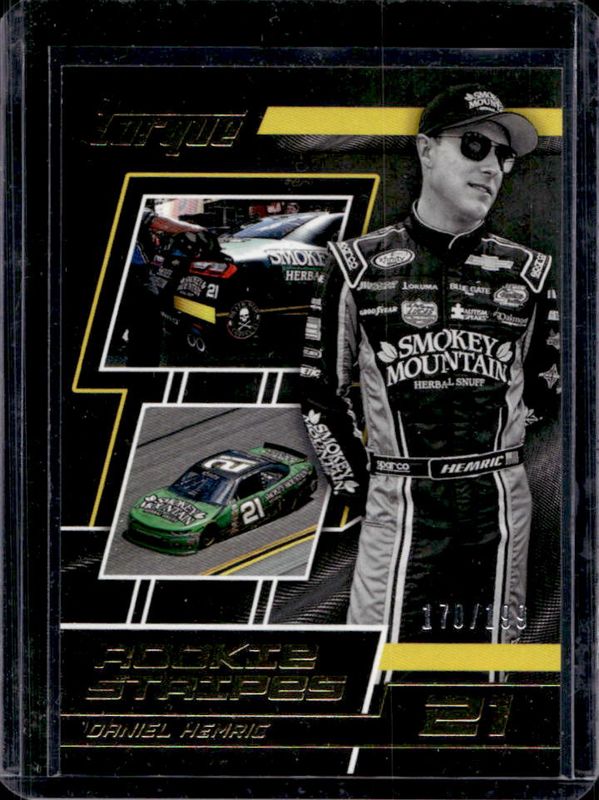 Daniel Hemric 2017 Torque NASCAR #RS4 Rookie Stripes Gold /199 RAW