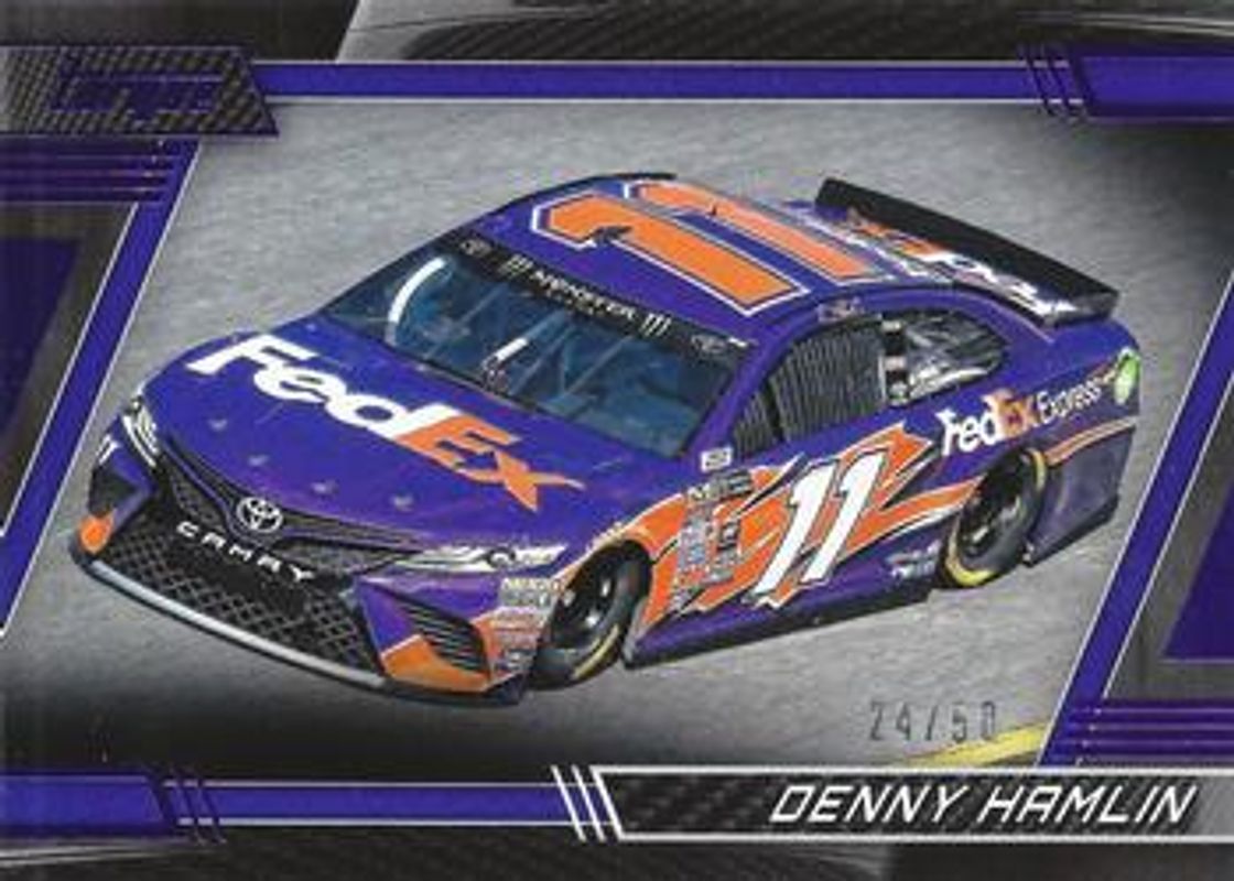 Denny Hamlin 2017 Torque NASCAR #99 Purple /50 RAW