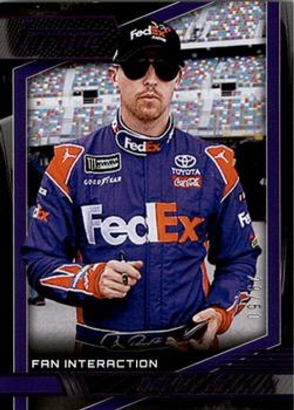 Denny Hamlin 2017 Torque NASCAR #80 Purple /50 RAW