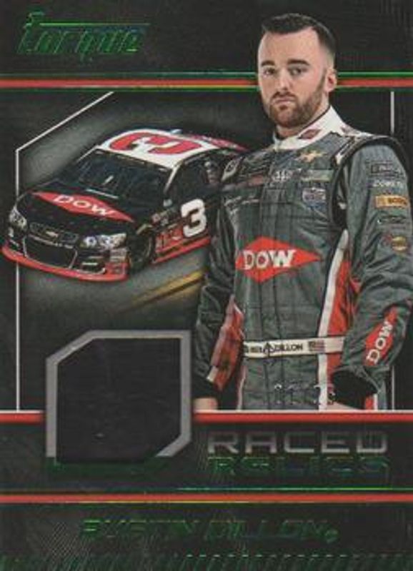 2017 Torque NASCAR #RR-AD Raced Relics Green /25