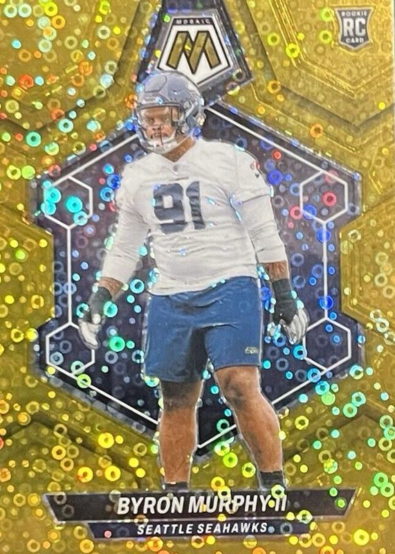 Byron Murphy II 2024 Mosaic #316 No Huddle Gold /10 Rookie RAW