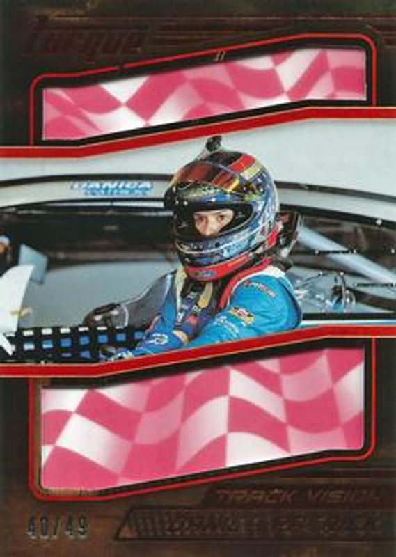 2017 Torque NASCAR #TV4 Track Vision Red /49