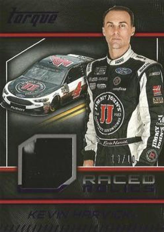 Kevin Harvick 2017 Torque NASCAR #RR-KH Raced Relics Purple /10 RAW
