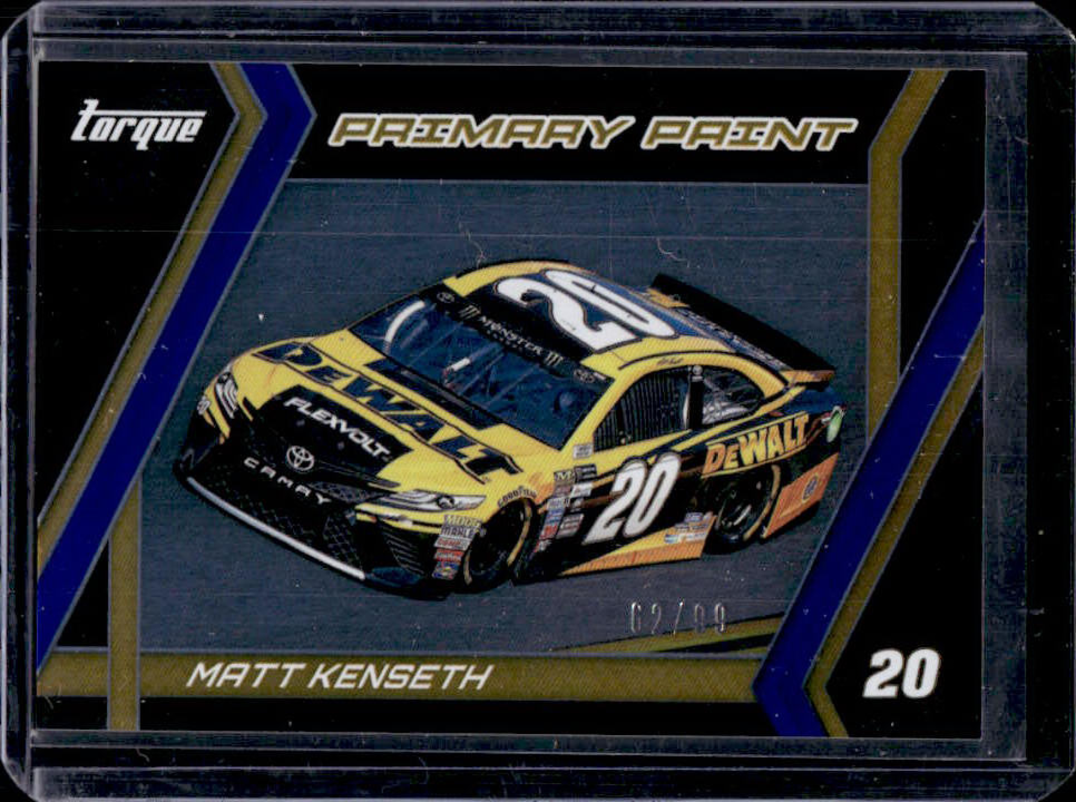 Matt Kenseth 2017 Torque NASCAR #PP15 Primary Paint Blue /99 Price ...
