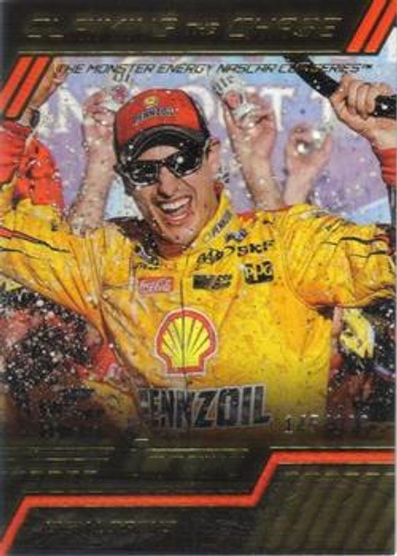 Joey Logano 2017 Torque NASCAR #CC4 Claiming the Chase Gold /199 RAW