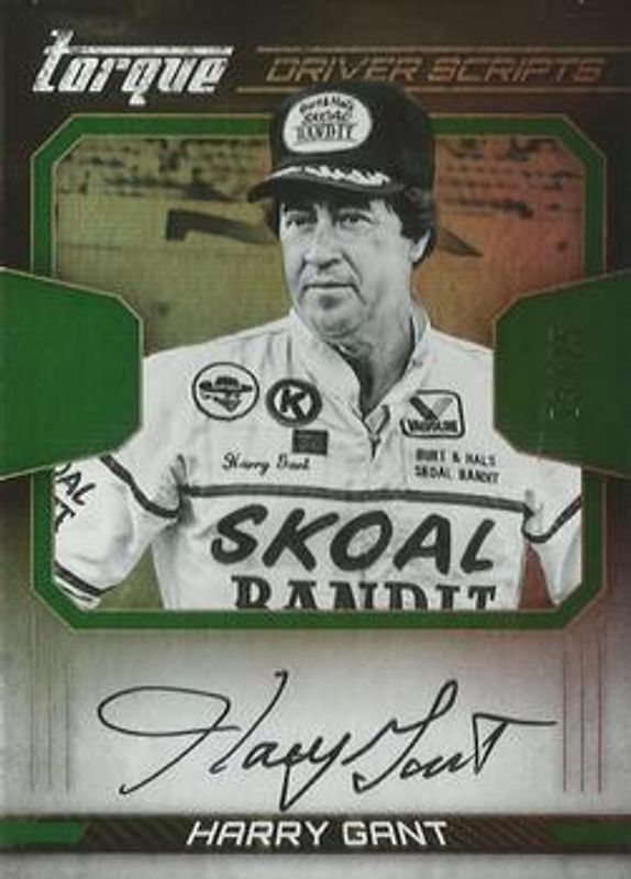 2017 Torque NASCAR #DS-HG Driver Scripts Green /25