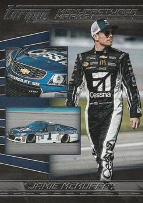 Jamie McMurray 2017 Torque NASCAR #MM11 Manufacturer Marks RAW