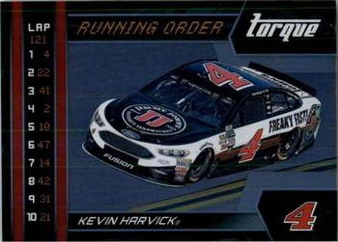 Kevin Harvick 2017 Torque NASCAR #RO8 Running Order RAW