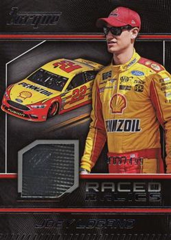Joey Logano 2017 Torque NASCAR #RR-JL Raced Relics /499 RAW