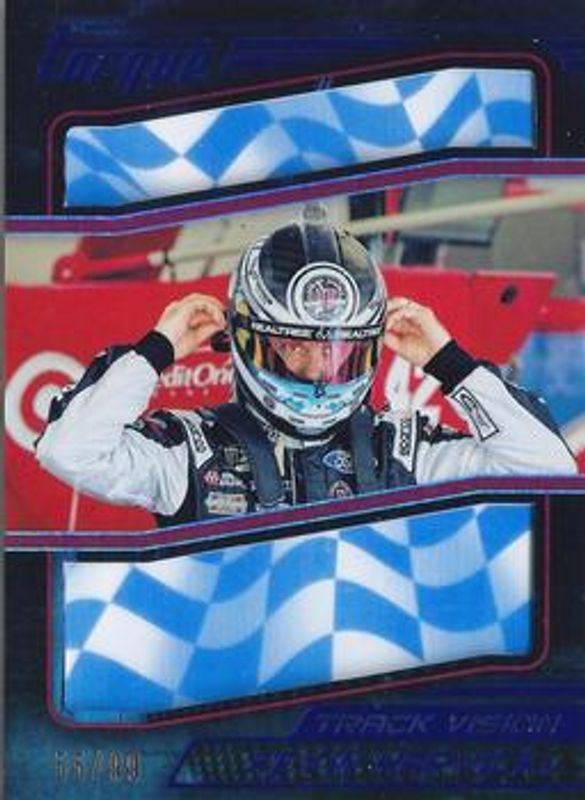 Kevin Harvick 2017 Torque NASCAR #TV3 Track Vision Blue /99 RAW