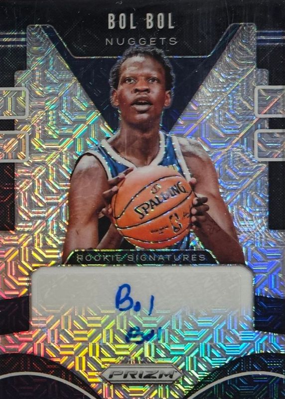 Bol Bol 2019 Prizm #RS-BOL Rookie Signatures - Mojo /25 BGS 10 PRISTINE